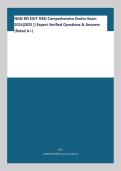 NGN RN EXIT HESI Comprehensive Evolve Exam 2024&vert;2025 &vert;&vert; Expert Verified Questions & Answers &lpar;Rated A&plus;&rpar;