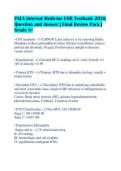 PAEA Internal Medicine EOR Testbank 2026&NewLine;Question and Answer &vert; Final Review Pack &vert;&NewLine;Grade A&plus;