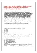 EXCEL CRASH COURSE EXAM 2026 LATEST VERSION  300 &NewLine;QUESTIONS AND 100&percnt; CORRECT ANSWERS WITH &NewLine;RATIONALE ALREADY GRADED A&plus;