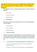 BSN 246 HESI Health Assessment V2 Nightingale College 2026 &vert; &NewLine;Most Tested Questions & Verified Answers &vert; Latest Update &vert; &NewLine;Graded A&plus;