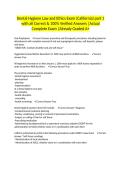 Dental Hygiene Law and Ethics Exam &lpar;California&rpar; part 1 with all Correct & 100&percnt; Verified Answers &vert;Actual Complete Exam &vert;Already Graded A&plus;
