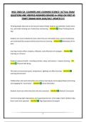 WGU D664 PREP BUNDLE -LEARNERS AND LEARNING SCIENCE &vert;ACTUAL EXAM QUESTIONS AND VERIFIED ANSWERS&vert;GRADED A&plus;&vert;PASS ON FIRST ATTEMPT&vert;BRAND NEW 2026&sol;2027 UPDATE&excl;&excl;&excl;&excl;&excl;&excl;