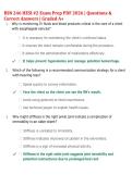 BSN 246 HESI &num;2 Exam Prep PDF 2026 &vert; Questions & &NewLine;Correct Answers &vert; Graded A&plus;