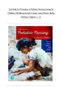 TEST BANK For Principles of Pediatric Nursing Caring for Children&comma; 8th Edition by Kay Cowen&semi; Laura Wisely&comma; Verified Chapters 1 - 31&comma; Complete Newest Version