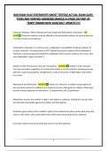 BAR EXAM RULE STATEMENTS &lbrace;MOST TESTED&rcub;&vert;ACTUAL EXAM QUESTIONS AND VERIFIED ANSWERS&vert;GRADED A&plus;&vert;PASS ON FIRST ATTEMPT&vert;BRAND NEW 2026&sol;2027 UPDATE&excl;&excl;&excl;&excl;&excl;&excl;