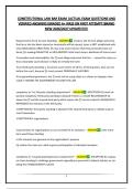CONSTITUTIONAL LAW BAR EXAM &vert;ACTUAL EXAM QUESTIONS AND VERIFIED ANSWERS&vert;GRADED A&plus;&vert;PASS ON FIRST ATTEMPT&vert;BRAND NEW 2026&sol;2027 UPDATE&excl;&excl;&excl;&excl;&excl;&excl;