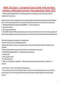 NURS 302 Quiz 1 Complete Study Guide 2026 &vert; Verified Answers&comma; Detailed Rationales & Exam Prep Questions &vert; NCLEX-Style Nursing Review