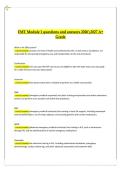 EMT Module 1 Questions and Answers 2026&sol;2027 A&plus; Grade &ndash; Complete Emergency Medical Technician Exam Study Guide