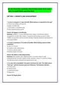 ATI RN PEDIATRIC NURSING PROCTORED EXAM WITH NGN &NewLine;2023 70 QUESTIONS and SOLUTION  
