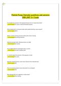 Florida Pump Operator Questions and Answers 2026&sol;2027 A&plus; Grade &ndash; Complete Fire Service Certification Exam Study Guide