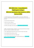 BSN HESI 266 Exam Test Bank &vert; Nursing Exit Exam Prep&NewLine;&NewLine;