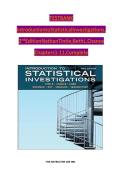 Test Bank for Introduction to Statistical Investigations 2nd Edition by Tintle
