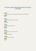 ALTA Exam - &lpar;Birsh workbook&rpar; Questions with Correct Answers &vert; Latest Update