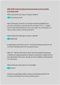 WGU D184&colon; Standards-Based Assessment Exam for the objective&NewLine;Assessment &lpar;OA&rpar;Questions & Answers&sol;Updated A&plus; Score Solution
