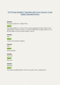 ALTA Exam Standard 2 &vert; Questions with Correct Answers &vert; Latest Update Guaranteed Success