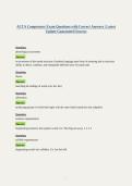 ALTA Competency Exam Questions with Correct Answers &vert; Latest Update Guaranteed Success