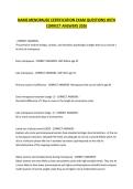 NAMS MENOPAUSE CERTIFICATION EXAM QUESTIONS WITH CORRECT ANSWERS 2026