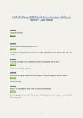 CALT&comma; ALTA&comma; and BIRSH Book Review Questions with Correct Answers &vert; Latest Update