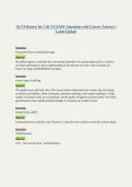 ALTA Review for CALT EXAM &vert; Questions with Correct Answers &vert; Latest Update