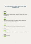Alta Exam &vert; Questions with Correct Answers &vert; Latest Update Guaranteed Success