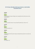 ALTA Exam &vert; Questions with Correct Answers &vert; Latest Update Guaranteed Success