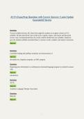 ALTA Exam Prep Questions with Correct Answers &vert; Latest Update Guaranteed Success