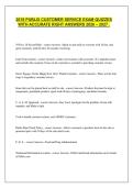2018 PUBLIX CUSTOMER SERVICE EXAM QUIZZES WITH ACCURATE RIGHT ANSWERS 2026 &ndash; 2027 &period;