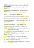 2026 Class C Water Operator License Exam verified with &NewLine;correct answers