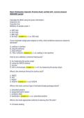 Basic Wastewater Operator Practice Exam verified with  correct answers &NewLine;2026&sol;2027 period