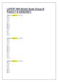 LATEST NIH Stroke Scale Group B &NewLine;Patient 1-6 &lpar;2026&sol;2027&rpar; 
