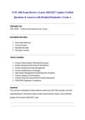 CON 1400 Exam Review&colon; &lpar;Latest 2026&sol;2027 Update&rpar; Verified Questions & Answers with Detailed Rationales &vert; Grade A