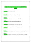 IPC Final Exam Prep&colon; Verified Q&A 2026&sol;2027 &lpar;A&plus; Grade&rpar;