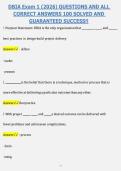 DBIA Exam 1 &lpar;2026&rpar; Mastery Guide &ndash; Comprehensive Questions&comma; Detailed Solutions & Exam Preparation