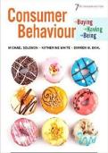 Consumer Behaviour&colon; Buying&comma; Having&comma; and Being&comma; 7th Canadian Edition &lpar;Michael R&period; Solomon&rpar; &ndash; Complete Test Bank with Questions&comma; Answers&comma; and Rationales