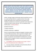HUMAN GROWTH AND DEVELOPMENT FINAL EXAM COMPLETE STUDY GUIDE WITH HIGH-YIELD PRACTICE QUESTIONS&comma; DETAILED ANSWER EXPLANATIONS AND RATIONALES&comma; LIFESPAN DEVELOPMENT CONCEPT REVIEW&comma; APPLICATION-BASED LEARNING EXERCISES&comma; CRITICAL THINKING ACTIVITIES&comma; TEST-TAK