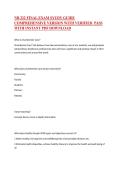 NR 222 Final Exam Study Guide &ndash; Comprehensive Nursing Fundamentals Review with Verified Key Concepts &lpar;Complete Exam Preparation Resource&rpar;