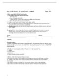 BIOL 355 ECOLOGY EXAM 1 QUESTIONS AND ANSWERS &lpar;DR&period; LARSON&rpar; &vert; SPRING 2026 VERSION A ANSWER KEY - BINGHAMTON UNIVERSITY&period;