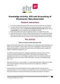 EHR Go Knowledge Activity&colon; ROI and Accounting of Disclosures &lpar;Baccalaureate&rpar; HBK1016&period;2 &vert; Complete solution- latest Updated 2025&sol;2026&period;