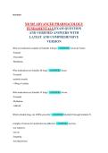 NR 565 Advanced Pharmacology Fundamentals &ndash; Comprehensive Exam Questions and Verified Answers &lpar;Complete Nursing Study Guide&rpar;