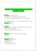 NURS 200 Quiz 2 &ndash; Hondros College of Nursing 2026&sol;2027 &ndash; Questions and Answers Study Guide &lpar;Practice Exam Material&rpar;