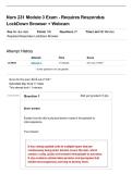 NURS 231 PATHOPHYSIOLOGY MODULE 3 EXAM - IMMUNITY&comma; HIV&comma; HYPERSENSITIVITY & INFLAMMATION &vert; QUESTIONS AND ANSWERS &vert; 2026 UPDATE &vert; 100&percnt; CORRECT&period;