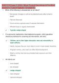 NUR 529 Exam 1 2026 &vert; Most Tested Questions & Verified &NewLine;Answers &vert; Latest Update &vert; Graded A&plus;