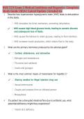 NUR 529 Exam 3 MedicalConditions and Diagnostics Complete &NewLine;Study Guide 2026 &vert; Latest Update &vert; Graded A&plus;