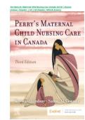 Test Bank for Maternal Child Nursing Care Canada 3rd Ed &vert; Keenan Lindsay &vert; Chapters 1-55 &vert; All Chapters &vert; ISBN-13 &rlm; &colon; &lrm; 978-0323759199 &vert; MCQ & Answers &vert; Latest