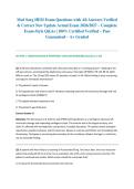 Med Surg HESI Exam Questions with All Answers Verified & Correct New Update Actual Exam 2026&sol;2027 &ndash; Complete Exam-Style Q&As &vert; 100&percnt; Certified Verified &ndash; Pass Guaranteed &ndash; A&plus; Graded