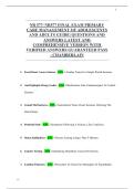 NR 577 Primary Care Management of Adolescents and Adults  Comprehensive Final Exam Questions and Verified Answers Study Guide Chamberlain University&comma;
