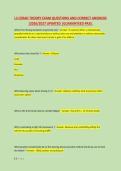L3 CERAD THEORY EXAM QUESTIONS AND CORRECT ANSWERS &NewLine;&vert;2026&sol;2027 UPDATED &vert;GUARANTEED PASS&period; 