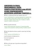 CERTIFIED PAYROLL&NewLine;PROFESSIONAL TESTS&NewLine;COMPILATION BUNDLE 2026 STUDY&NewLine;GUIDE COMPREHENSIVE&NewLine;QUESTIONS ANSWERS VERIFIED A&plus;&NewLine;