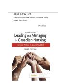Test Bank for Nursing for Wellness in Older Adults 9th Edition by Miller &vert; Complete Chapter Questions & Answers Study Guide