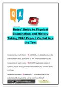 BATES GUIDE TO PHYSICAL EXAMINATION & HISTORY TAKING EXAM COMPLETE PACKAGE DEAL